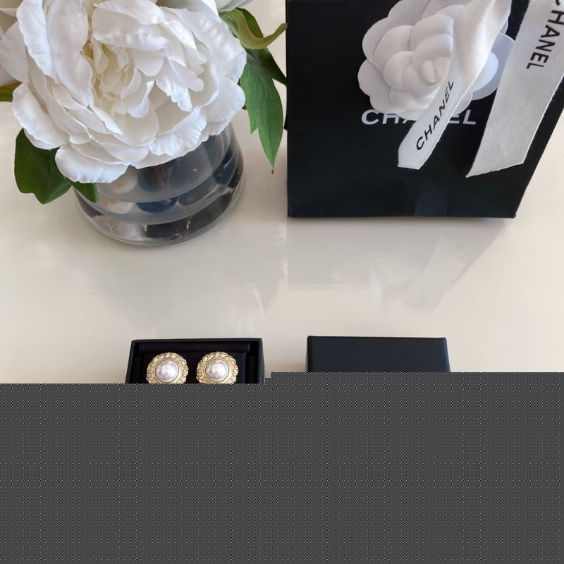 Ch*el earrings